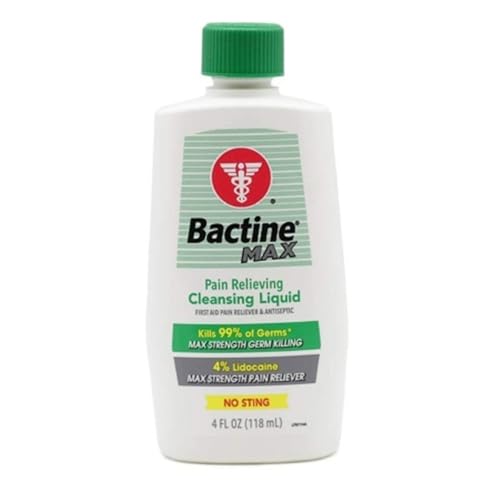 Pain Relief Liquid for the Public: Bactine Max 4 oz, 6-Pack