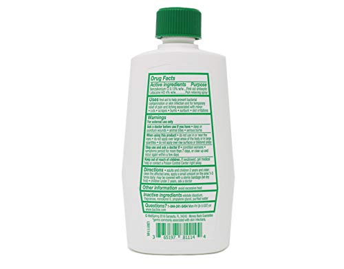 Bactine MAX Pain Relief Liquid with 4% Lidocaine for Adults, 4 oz (Pack of 3)