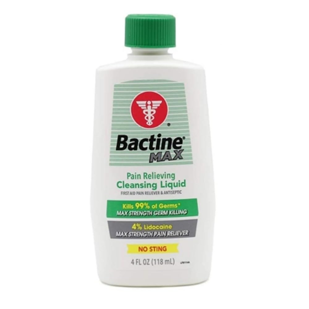 Pain Relief Liquid for the Public: Bactine Max 4 oz, 6-Pack