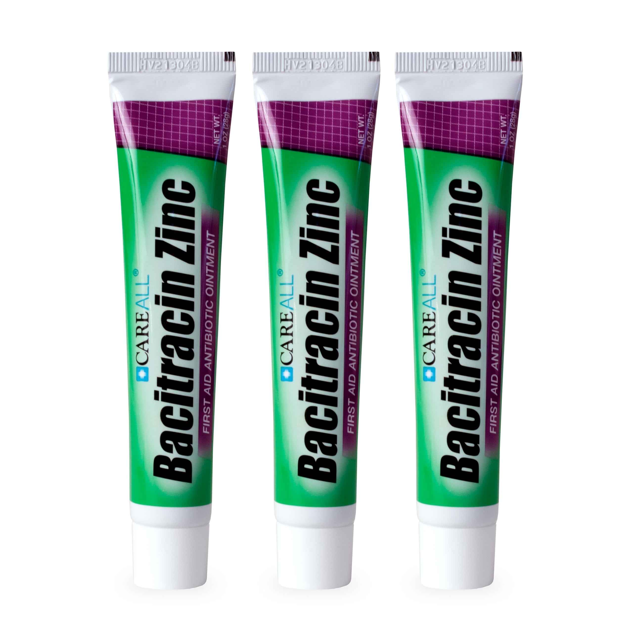 Bacitracin Antibiotic Ointment 3-Pack for Minor Cuts, Scrapes, and Burns